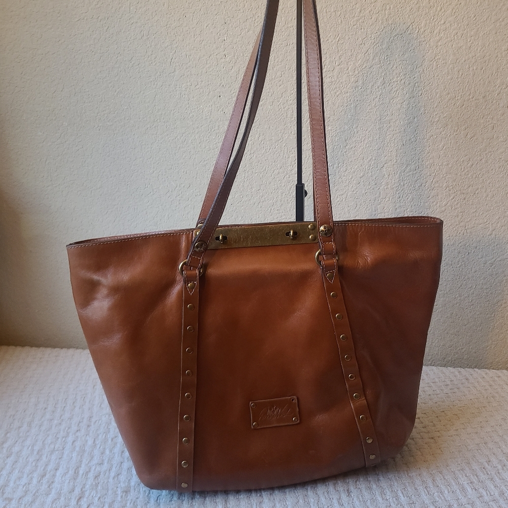 Patricia Nash Benvenuto Tote Vintage Vegetable Tanned Leather